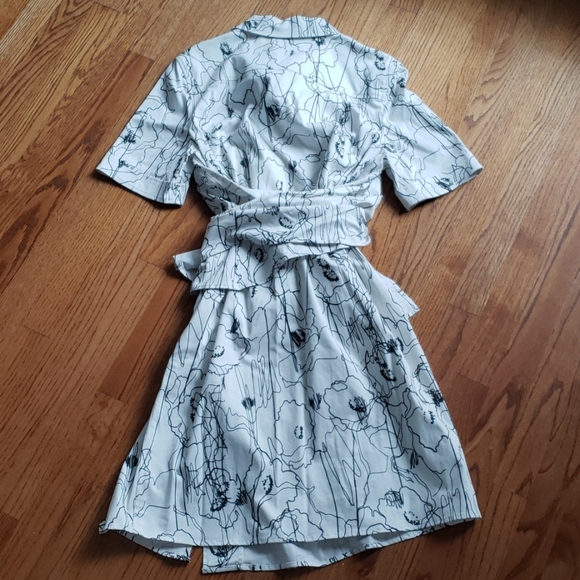 Jason Wu Wrap Shirt Dress SZ 12 - Picture 8 of 10